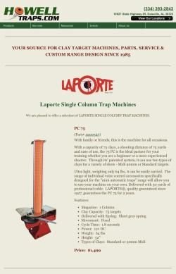 Метательная машинка Laporte, машинка для стендовой стрельбы