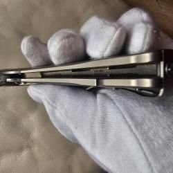 Microtech Marfione Custom Matrix Mirror Polish ,Tritium Insert ,Titanium Handle