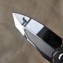 Microtech Marfione Custom Matrix Mirror Polish ,Tritium Insert ,Titanium Handle