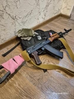 АКС-74 (исполнение в дереве с рамочным прикладом на базе ММГ АК-74М-М)