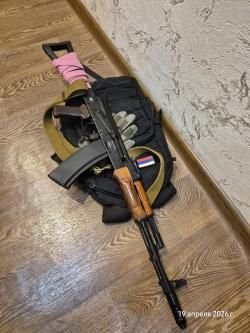 АКС-74 (исполнение в дереве с рамочным прикладом на базе ММГ АК-74М-М)