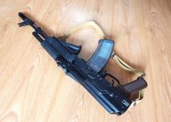 ММГ АК-74М. В тюнинге с комплектом. С макетом ПБС.