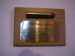 ММГ патрона - 700 калибр Nitro Express