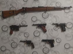 ММГ Пистолет Mauser C96, Маузер К96 (Denix, 1896 г, Германия, деревянная рукоять)