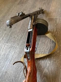 ММГ ППШ-41 (1945 г.), оригинал, весь на одном номере, с документами !!! СРОЧНО !!!