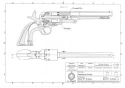 ММГ револьвер Colt Navy 1851 Uberti