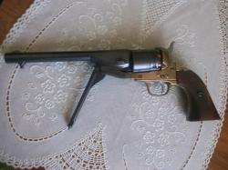 ММГ Револьвер Denix Colt Navy D7/1083L (латунь, дерево, 1851 г)