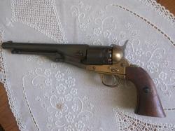 ММГ Револьвер Denix Colt Navy D7/1083L (латунь, дерево, 1851 г) 