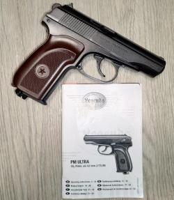  пистолет Gletcher Colt CLT 1911 4.5 мм (Blowback)  макаров блоубэк Umarex PM Ultra