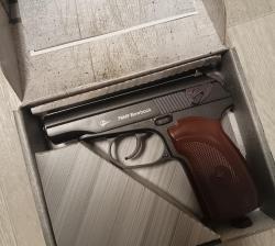  пистолет Gletcher Colt CLT 1911 4.5 мм (Blowback)  макаров блоубэк Umarex PM Ultra
