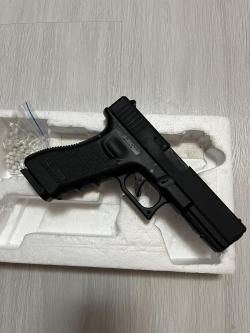 Модель пистолета (KJW) G17 металл (KP-17) (Черный)