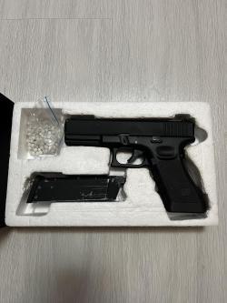 Модель пистолета (KJW) G17 металл (KP-17) (Черный)