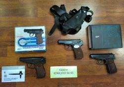 3 штуки МР - 654 К  и Кобура в Подарок. Револьвер ASG Dan Wesson 2.5 Silver