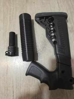 Мр 135 тюнинг ( приклад, цевье, доп магазин)