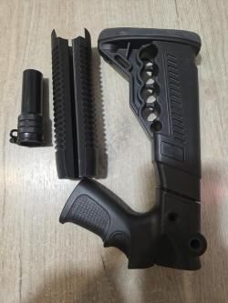 Мр 135 тюнинг ( приклад, цевье, доп магазин)