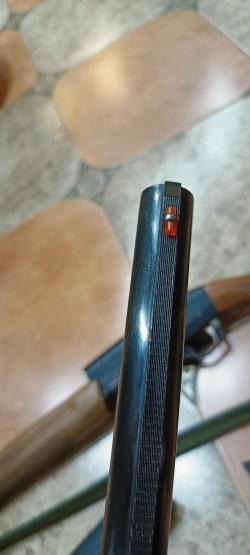 МР-155 орех +пластик, 12/76, цветная мушка ,ствол 750