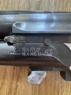 МР-27ЕМ, калибр 12/76, длинна блока стволов 725 мм, сужение стволов 0,5 и 1, Орех.