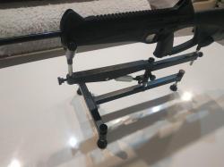 Станок для пристрелки и чистки оружия.