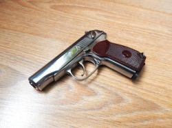 МР-654К из боевого. В тюнинге. Никель. С комплектом. Ковка. В идеале. 32 серия. Эксклюзив.