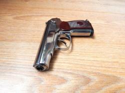 МР-654К из боевого. В тюнинге. Никель. С комплектом. Ковка. В идеале. 32 серия. Эксклюзив.