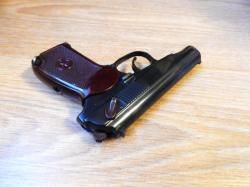 МР-654К из боевого. В тюнинге. С комплектом. Ковка. 32 серия. СССР. С кобурой и удлинителе