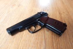 МР-654К из боевого. В тюнинге. С комплектом. Ковка. В идеале. 32 серия. С кобурой. СССР.