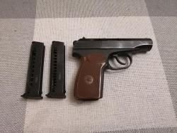 МР-80-13Т, калибр 45 Rubber. 