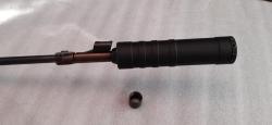 Муфта на CZ-527, сделана на оборонном заводе. Ставится без снятия мушки