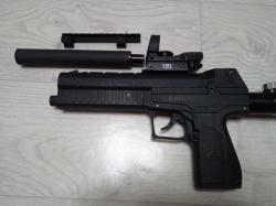 мультикалиберный 5.5 + 4.5  рср пистолет Кардинал