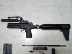 мультикалиберный 5.5 + 4.5  рср пистолет Кардинал