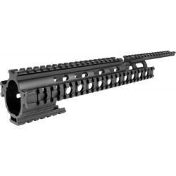 На RUGER 10/22 рукоятки перезарядки, планки, магазин релиз, Quad Rail + магазины 22lr