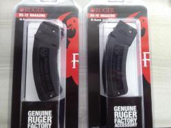 На RUGER 10/22 рукоятки перезарядки, планки, магазин релиз, Quad Rail + магазины 22lr