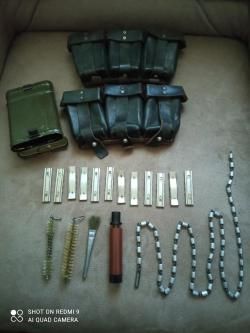 Набор для чистки карабина Mauser 98K + патронташ (43г.)