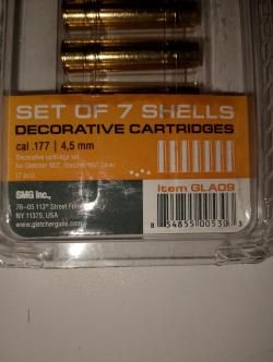 Набор картриджей для пневматического револьвера Gletcher NGT