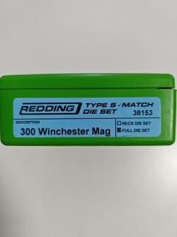 Набор матриц Redding 300 Winchester Magnum Type S-Match Full Die Set (36153)