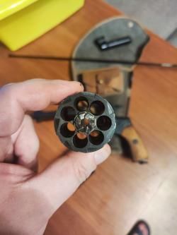 Наган 10х32Т именной, немножко нарезной