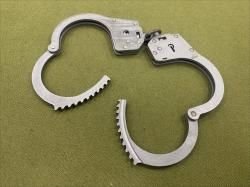 Наручники КРАБ с фиксатором Никель