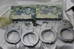 Наручники оперативные без фиксатора БР-1КФ «Крот» оцинковнные.