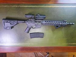 NEA-15 калибра 223 Rem  North Eastern Arms AR 15+aimpoint com4s+ aimpoint magnifier 3x