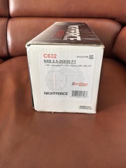 NightForce NX8 2.5-20*50 F2