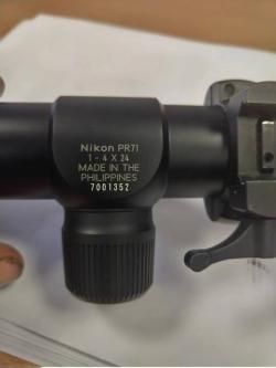 Nikon Prostaff 7 1-4 24 Matte IL R4 w/Dot