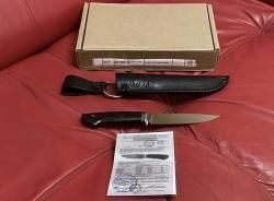 Нож Андрея Бирюкова карбон, сталь CTS 204P