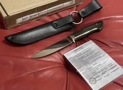 Нож Андрея Бирюкова карбон, сталь CTS 204P