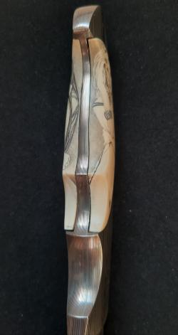 Нож авторский. Коллекция Штэфана Гобеча 2012 года. Шведский Damasteels.