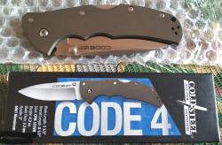 нож Cold Steel Code 4 Spear Point CPM S35VN