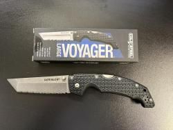 Нож COLD STEEL Voyager Large Tanto Serrated 29AT, сталь AUS10A