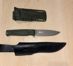 Нож фиксированный Kizlyar Supreme Sturm PGK TacWash зеленый