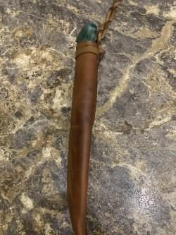 Нож Финка Малахит