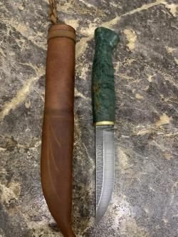 Нож Финка Малахит