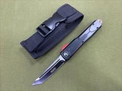 Нож фронтальный черный с красным 